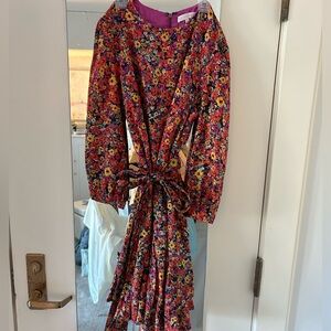 Floral Long-Sleeve Dress